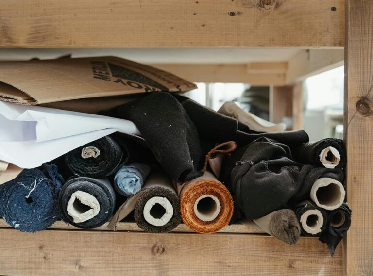 Storing Fabrics and Supplies: How to Organize Your Workspace